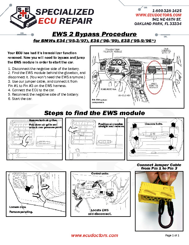 Download BMW-EWS2-Jumper.pdf Service diagram. Free manual and ...